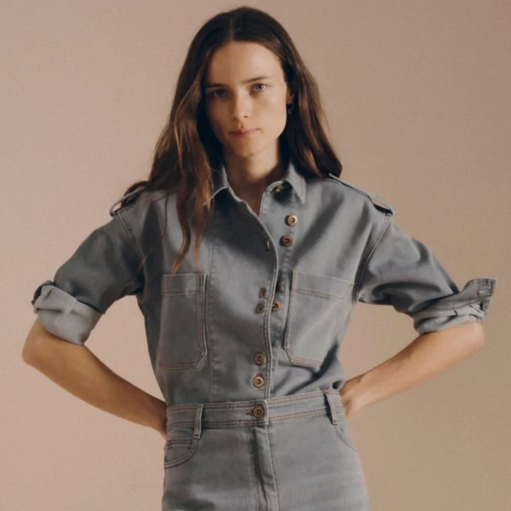 Sessun James Denim Jacket/Shirt Sz S